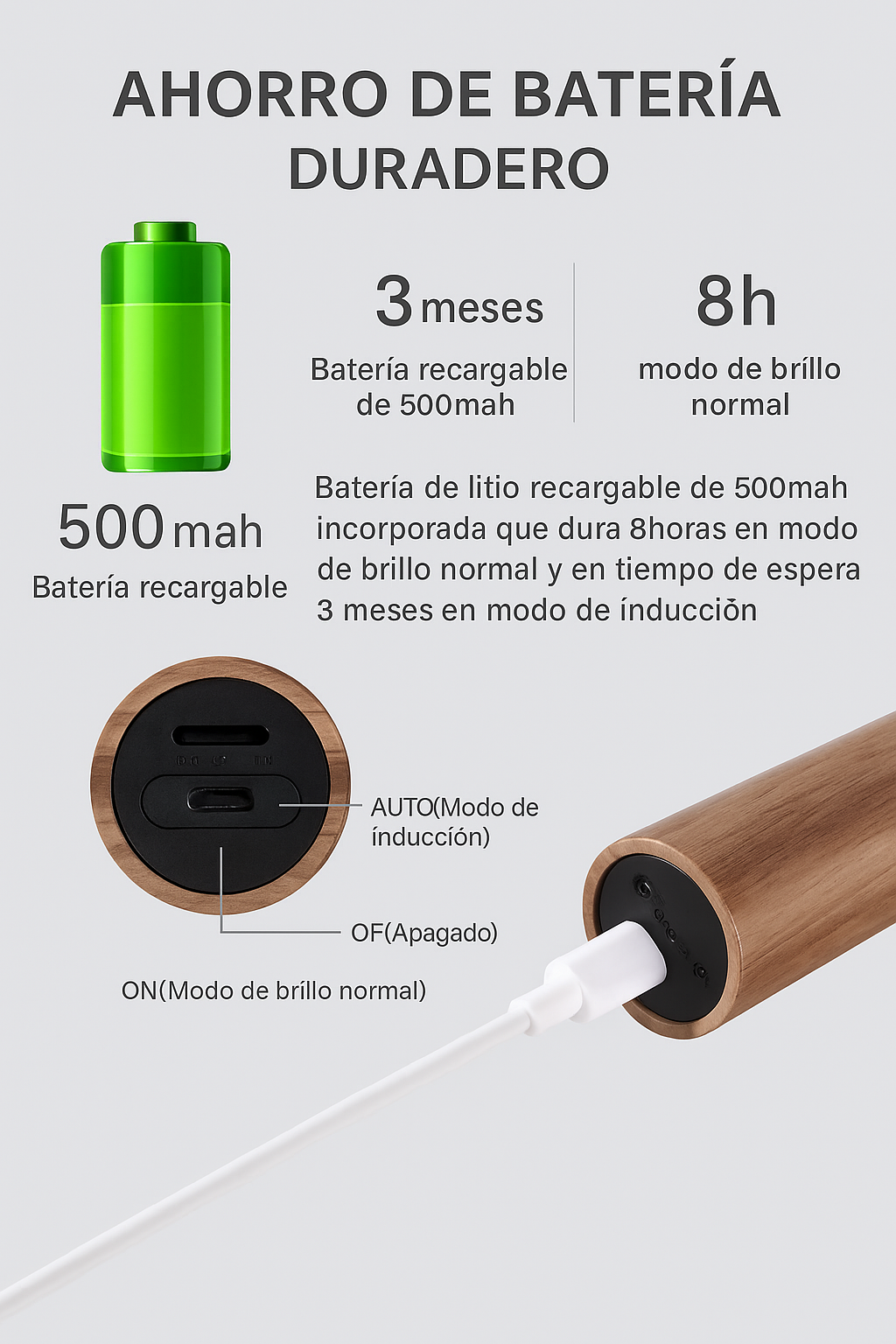 Luz Inteligente con Sensor Nocturno LightSense