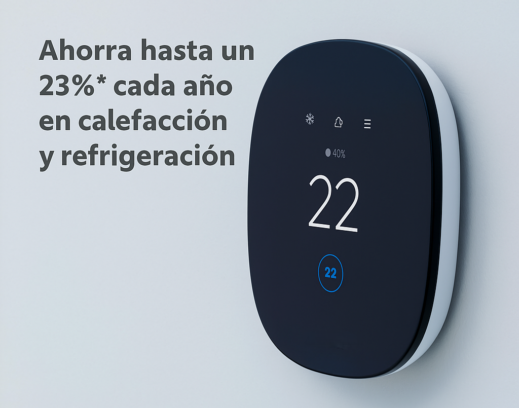 Termostato Inteligente EcoAhorro con 3 sensores