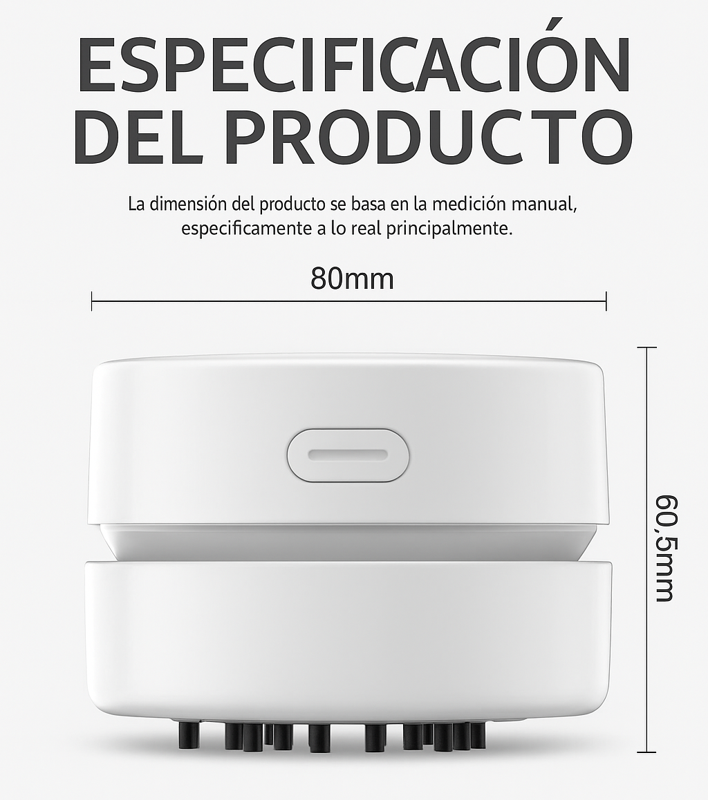 Mini Aspiradora de Escritorio Inalámbrica