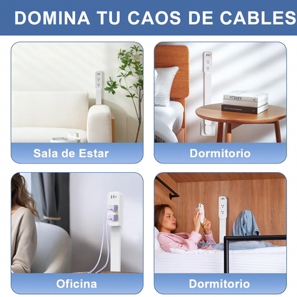 Extensor de Enchufe Giratorio