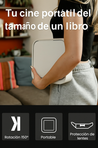 Mini proyector portátil Full HD consonido envolvente