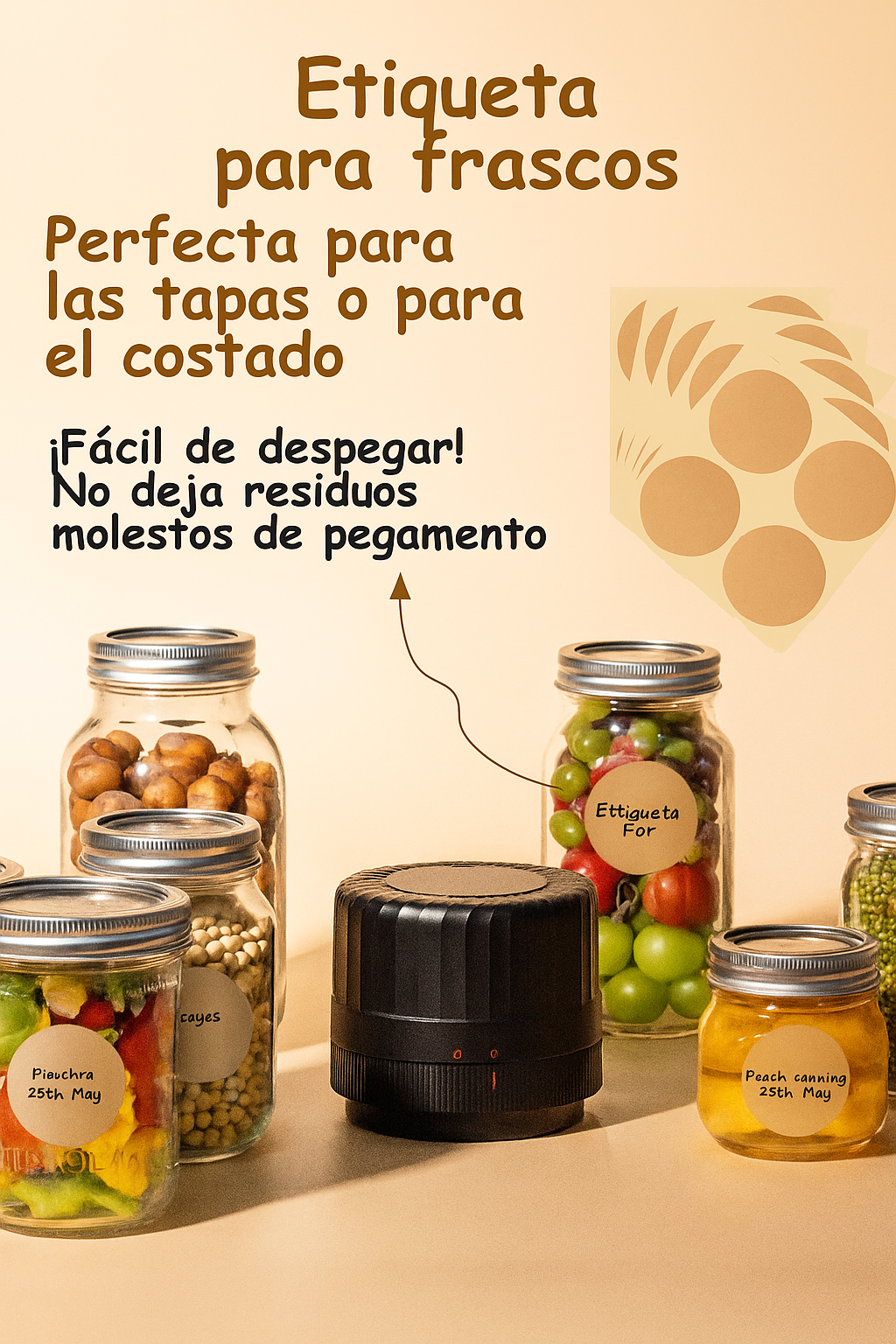 Sellador Automático para Tarros
