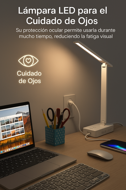 Lámpara y Regleta 2 en 1