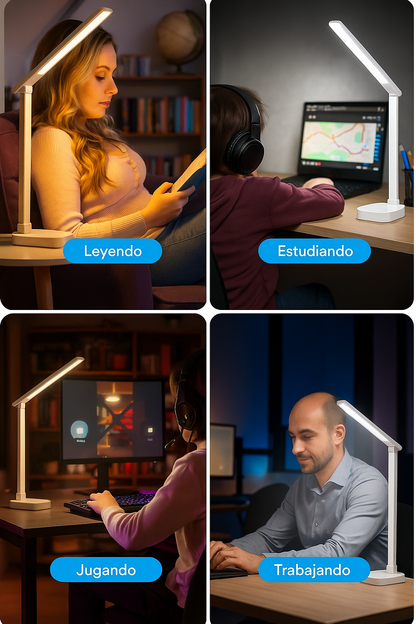 Lámpara y Regleta 2 en 1