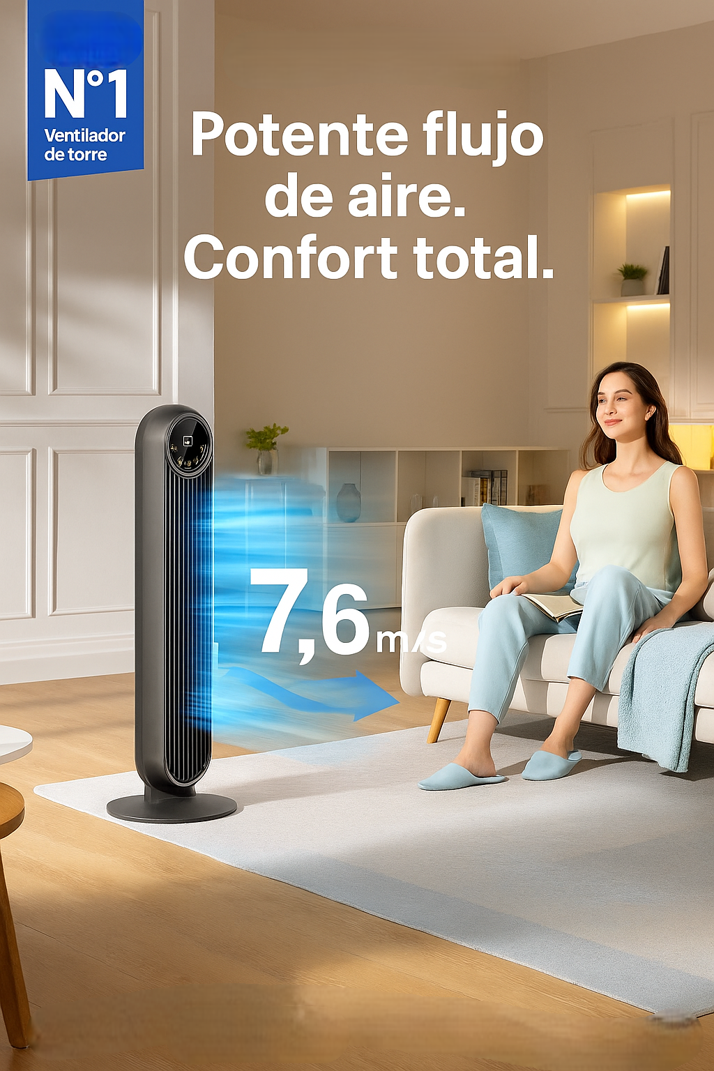 Ventilador Torre Inteligente