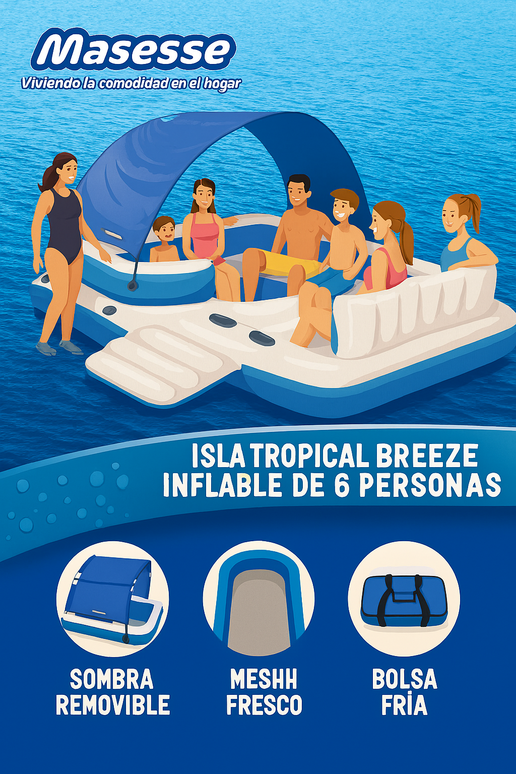 Isla Flotante Relajante