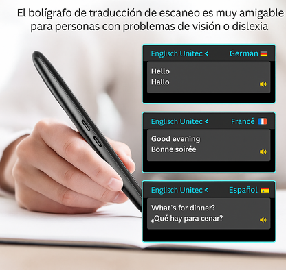 Bolígrafo Lector Inteligente con Traducción y Voz