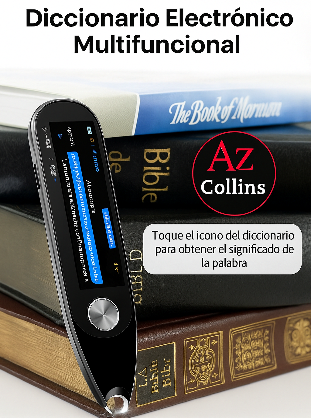 Bolígrafo Lector Inteligente con Traducción y Voz