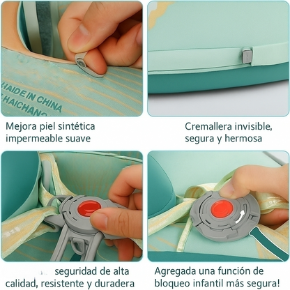 Flotador Bebé con Sombrilla y Protección Solar