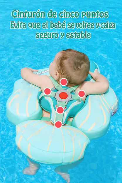 Flotador Bebé con Sombrilla y Protección Solar
