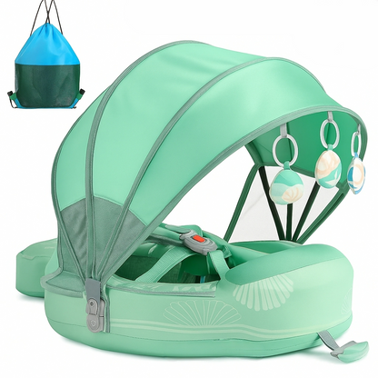 Flotador Bebé con Sombrilla y Protección Solar