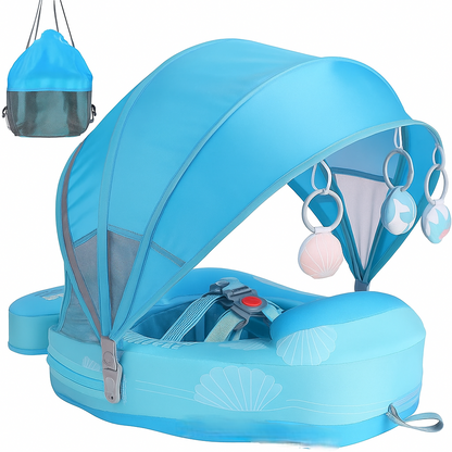 Flotador Bebé con Sombrilla y Protección Solar