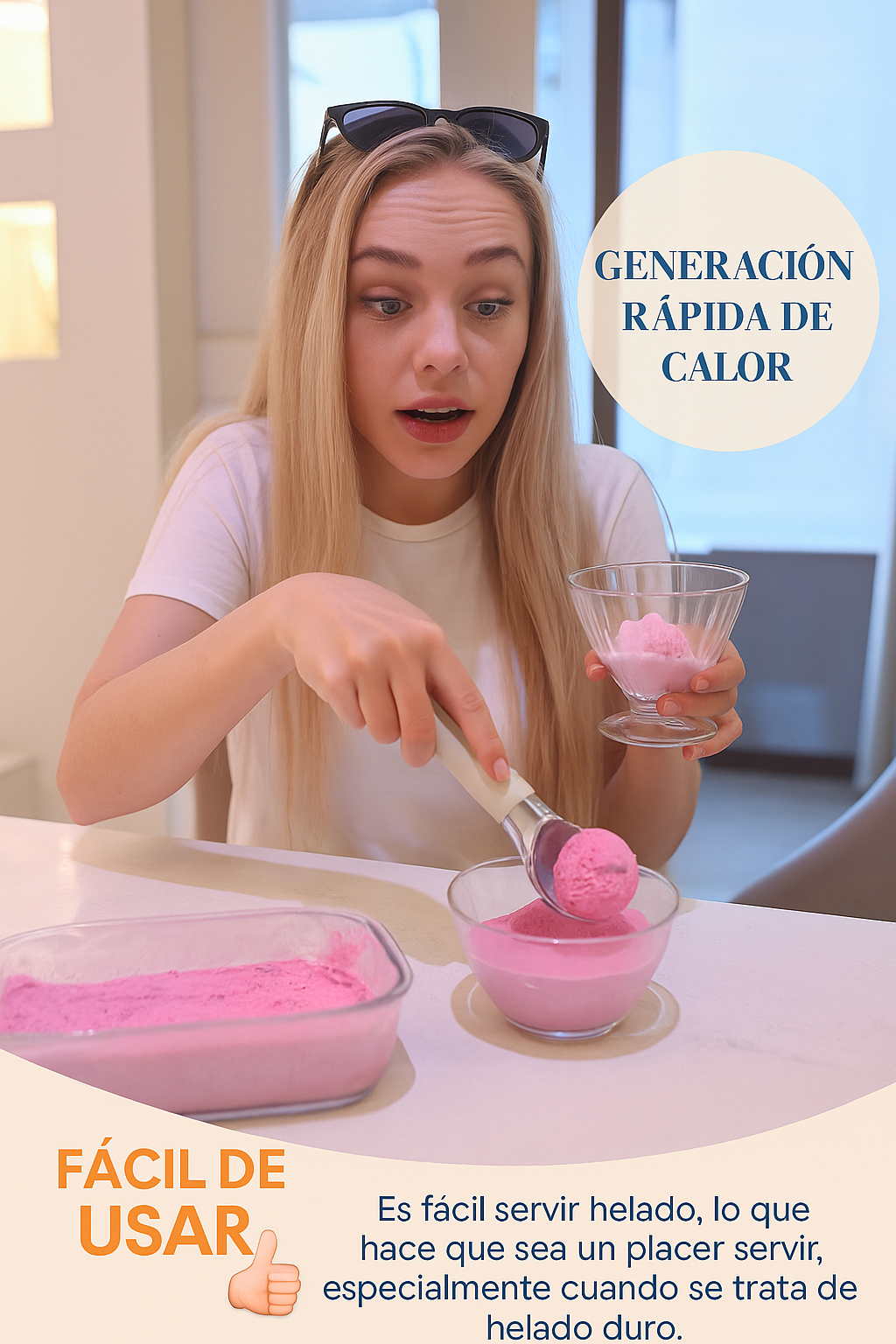 Cuchara Térmica para Helado