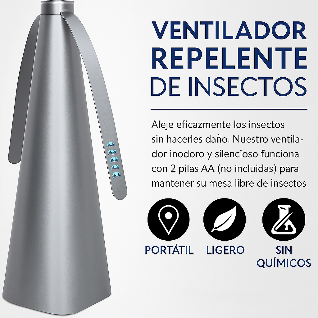 Ventilador Repelente de Insectos