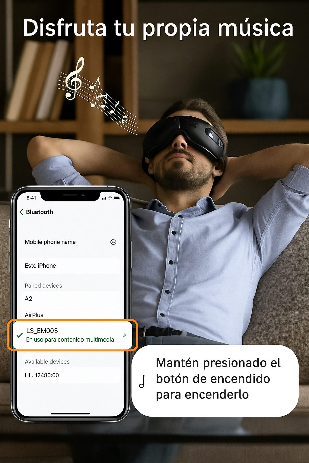 Masajeador de ojos VisionEase