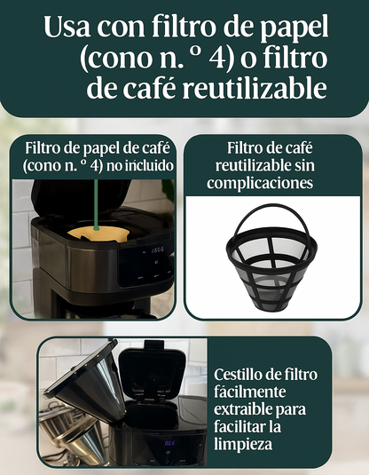 Cafetera Todo en Uno Compacta