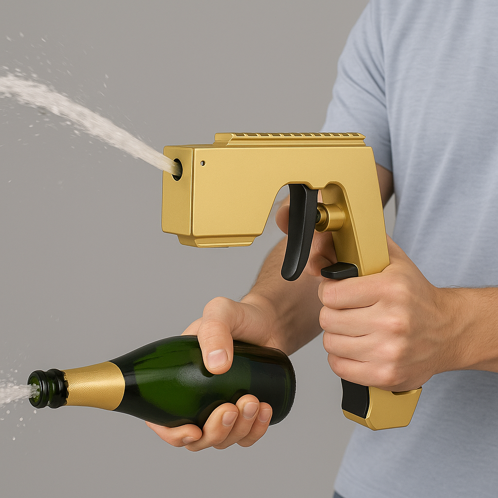 Portavasos Flotante + Pistola para champaña de Regalo!