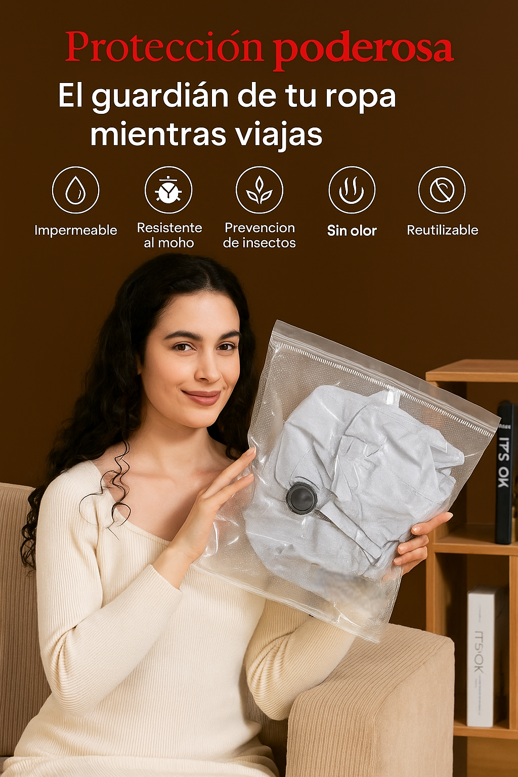 PackViaje™ – Bolsas al Vacío con Bomba Eléctrica