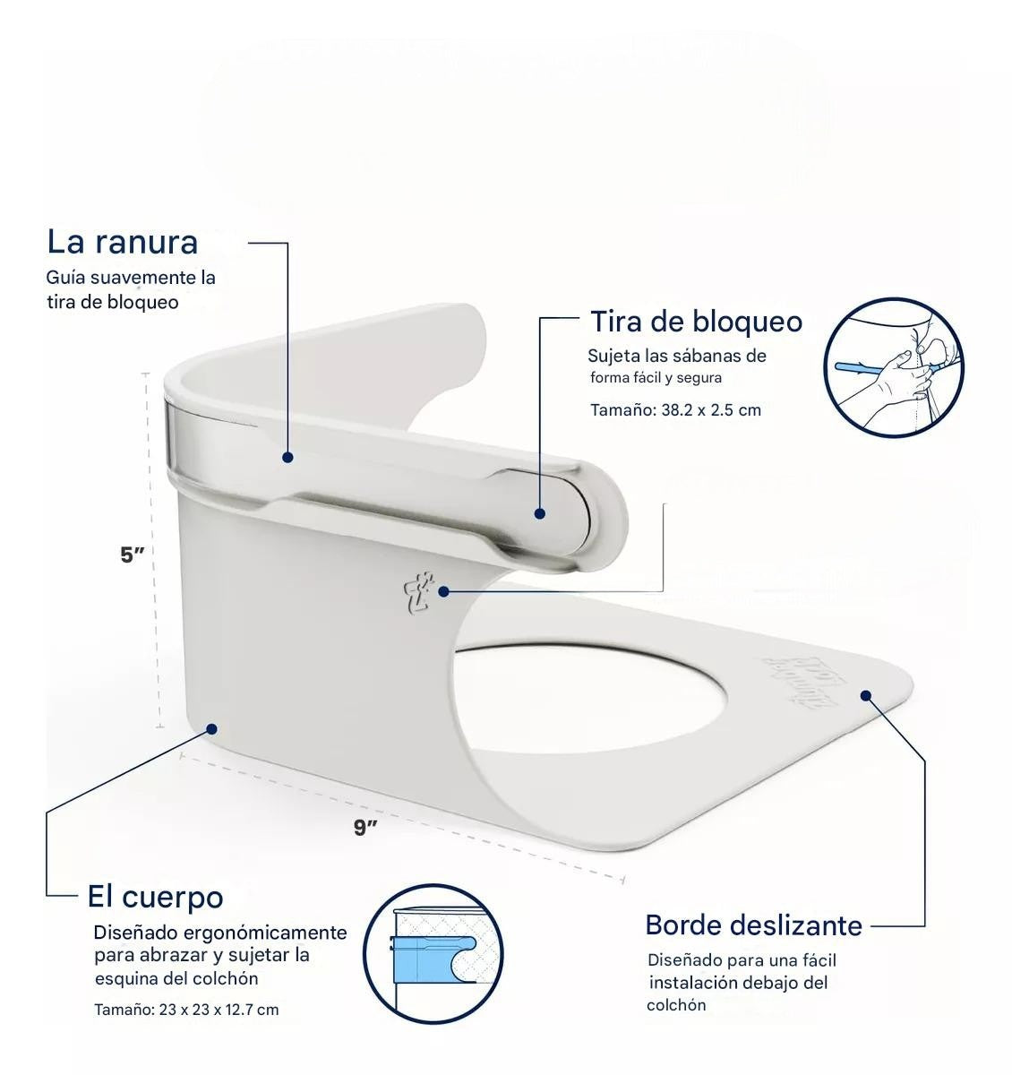 Soportes para Sábanas que Mantienen las Sábanas Firmes