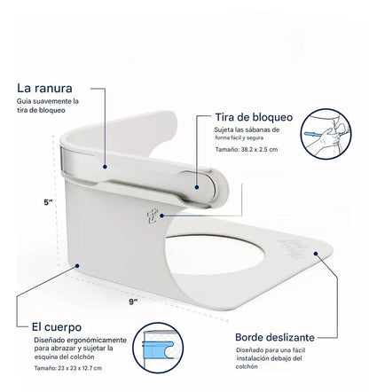 Soportes para Sábanas que Mantienen las Sábanas Firmes