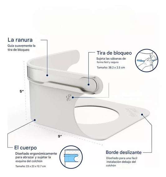 Soportes para Sábanas que Mantienen las Sábanas Firmes