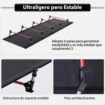 TrailRest – Cama de Campamento Ultraligera y Resistente
