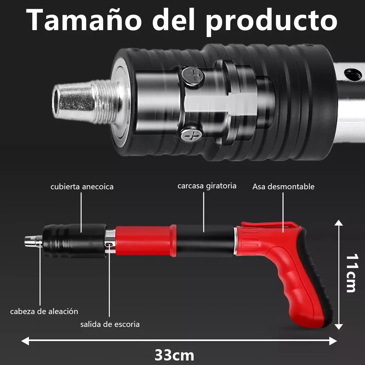 Pistola de Clavos Avanzada – Baja Emisión de Ruido, Alta Eficiencia y Fácil Mantenimiento