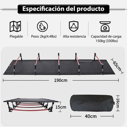 TrailRest – Cama de Campamento Ultraligera y Resistente