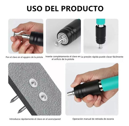 Pistola de Clavos Avanzada – Baja Emisión de Ruido, Alta Eficiencia y Fácil Mantenimiento
