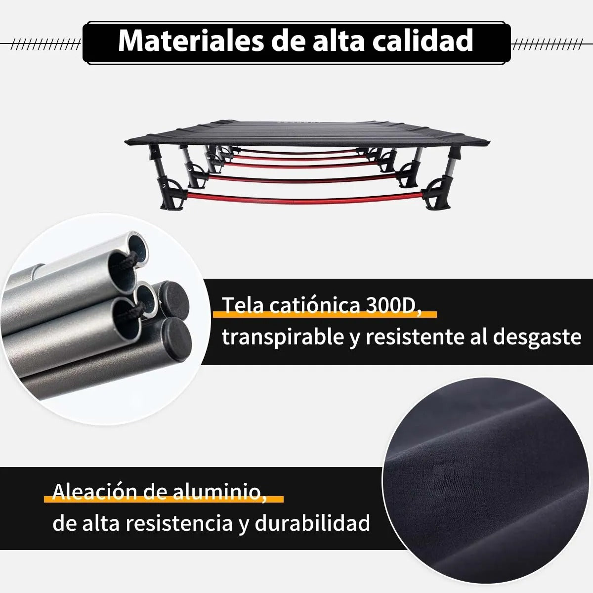 TrailRest – Cama de Campamento Ultraligera y Resistente