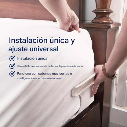 Soportes para Sábanas que Mantienen las Sábanas Firmes