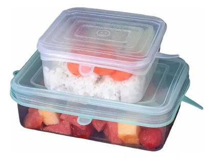 Juego de 6 Tapas de Silicona Adaptables