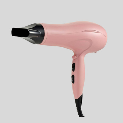 Set Secador y Plancha de Pelo Rosa