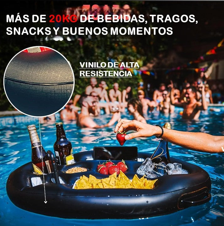 Portavasos Flotante + Pistola para champaña de Regalo!
