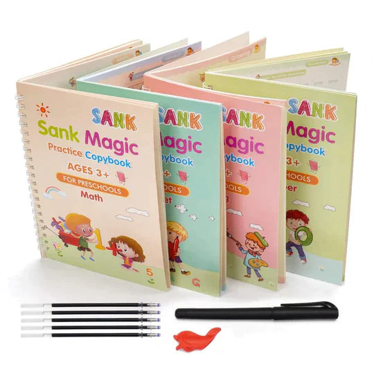 Cuaderno Mágico para Caligrafía 4 en 1