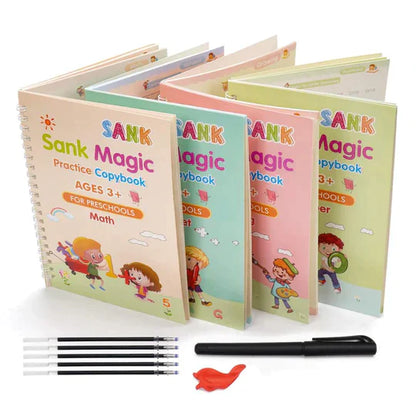 Cuaderno Mágico para Caligrafía 4 en 1