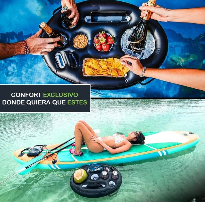 Portavasos Flotante + Pistola para champaña de Regalo!
