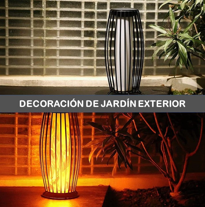 Luz solar LED decorativa para jardín
