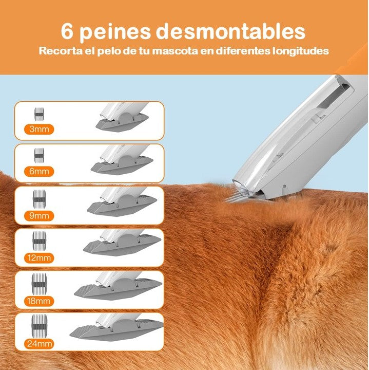 Aspiradora 5 en 1 para perros y gatos