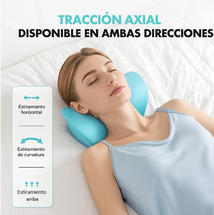 Masajeador de cuello portátil con tecnología de tejido profundo + calor + vibración