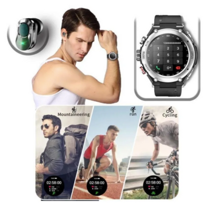 Reloj con auriculares inteligentes 3 en 1 - Campione