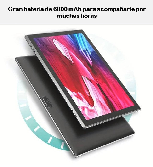 NovaTab CP10 – Tablet 10.1 Android 12, 4GB Ram con Batería de 6000 Ah