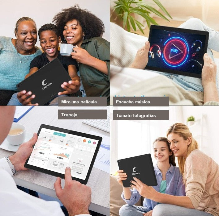 NovaTab CP10 – Tablet 10.1 Android 12, 4GB Ram con Batería de 6000 Ah