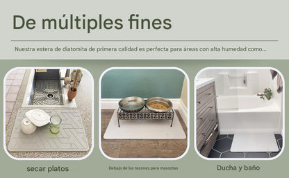 Alfombrilla de Baño Ecológica de Diatomeas