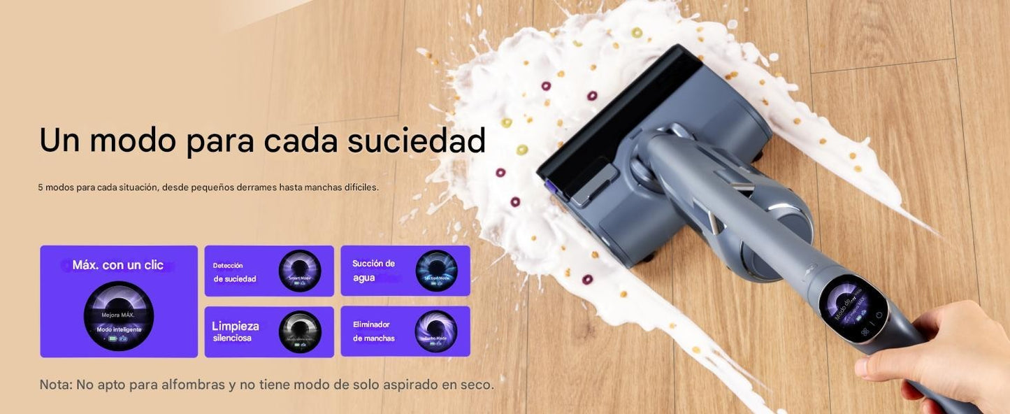 Aspiradora y Mopa Inalámbrica S20 Pro con Autolimpieza