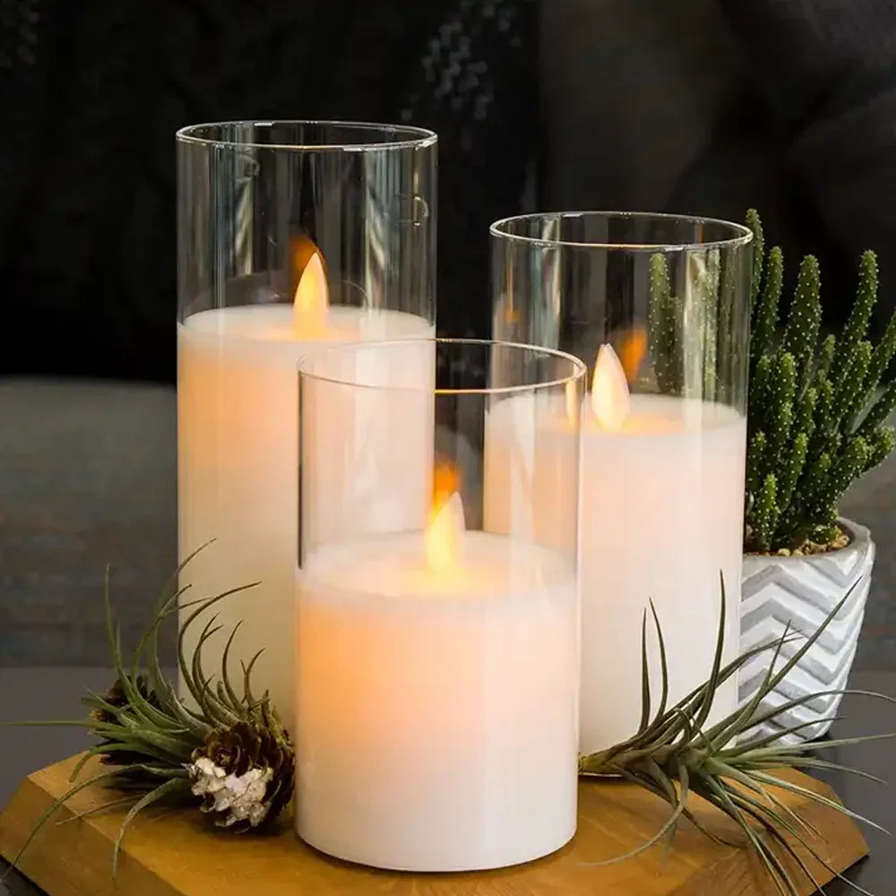 Set de Velas Sin Llama Realistas