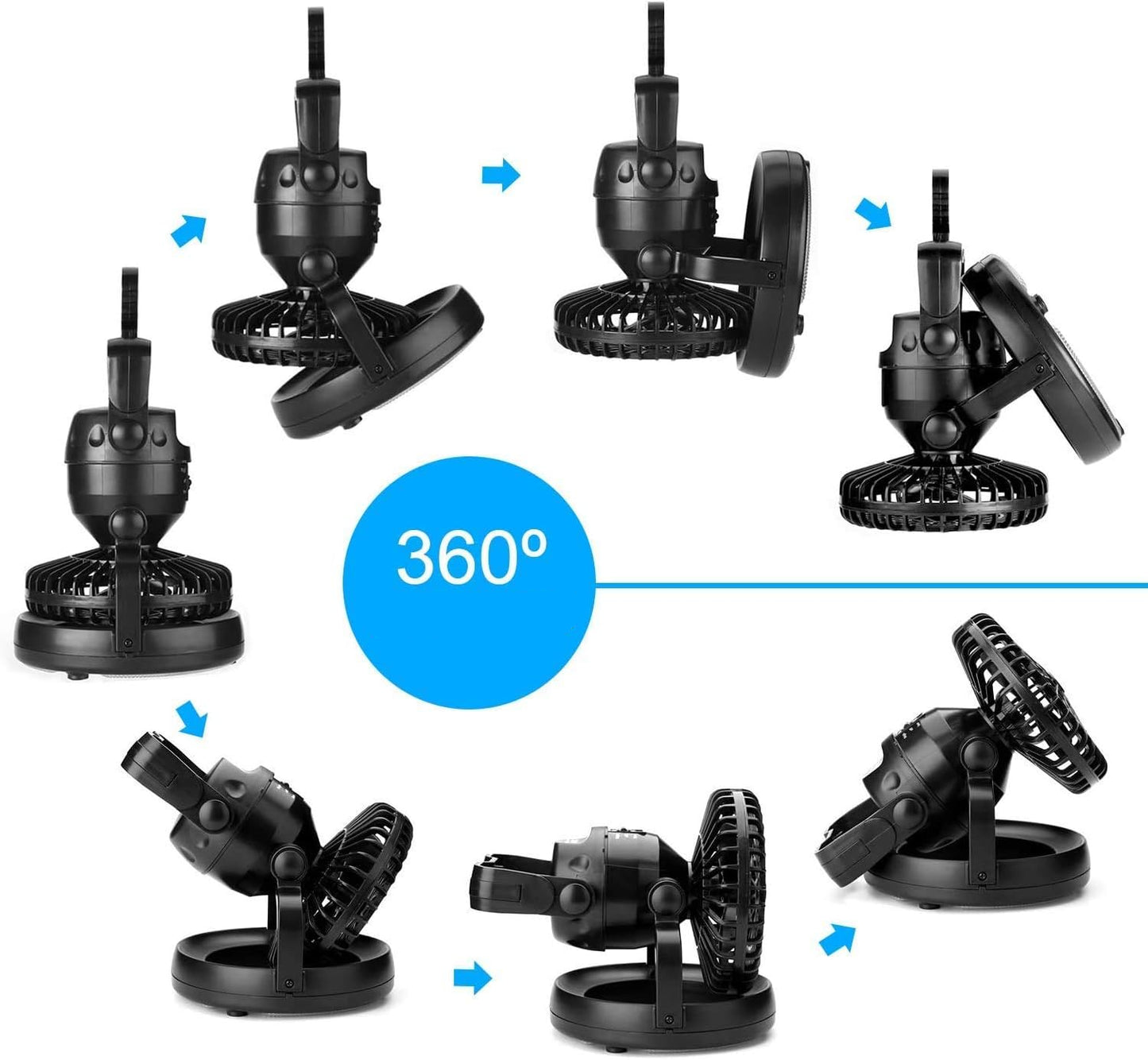 Linterna Ventilador Portátil