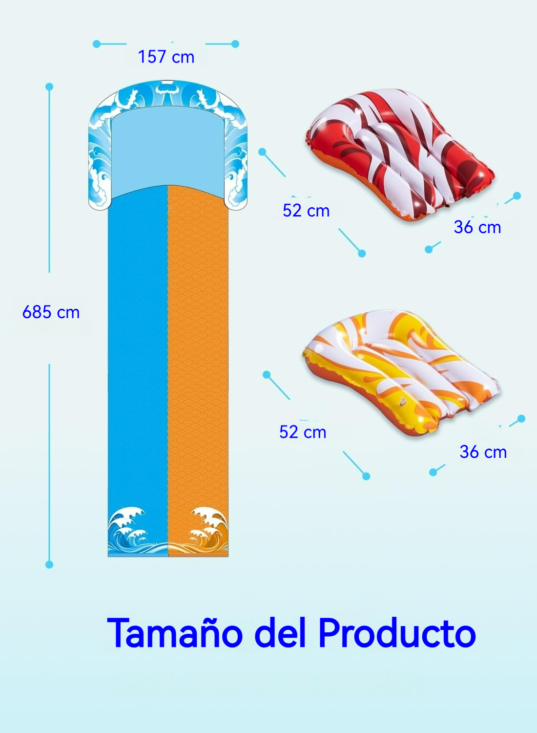 SplashRide Max – El tobogán acuático doble