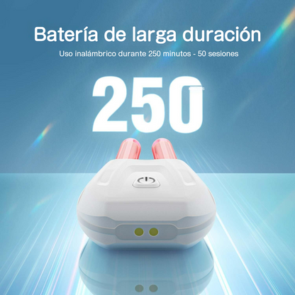 Dispositivo de terapia nasal con luz roja para bienestar respiratori