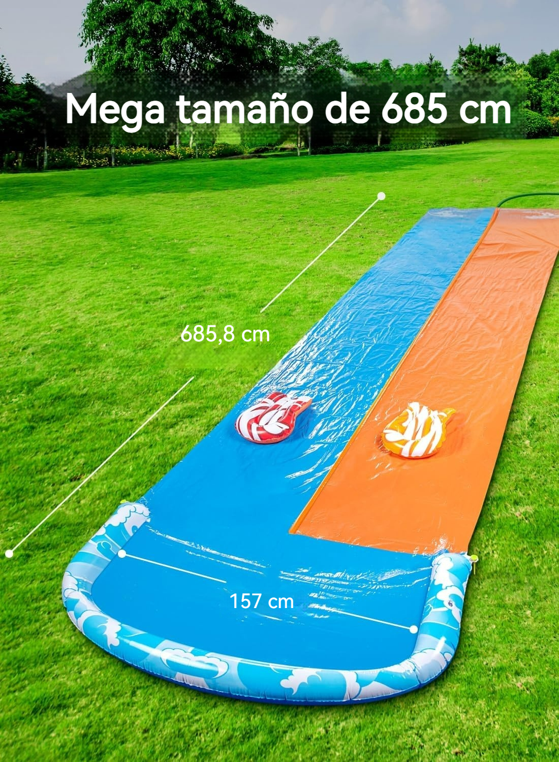 SplashRide Max – El tobogán acuático doble